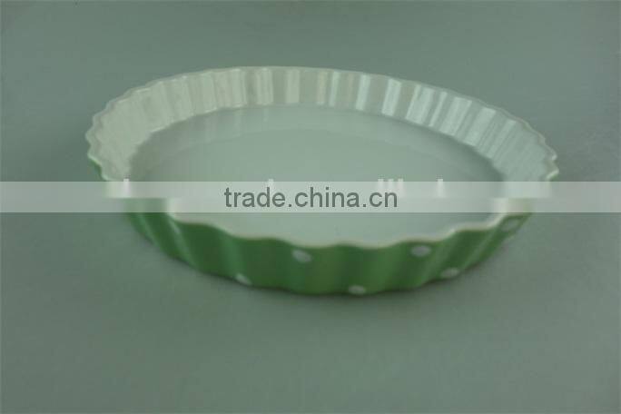 high quality white ceramic dinner plate ,printing plate with three colors for wholesale