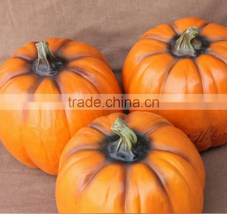 Resin thanksgiving decorations artificial thanksgiving pumpkin