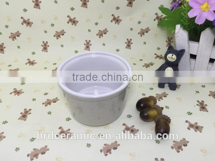 2015 Stocked cheap white ceramic rice/salad/soup bowls