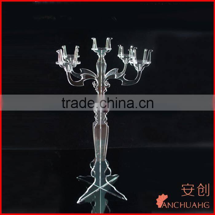 acrylic candelabras
