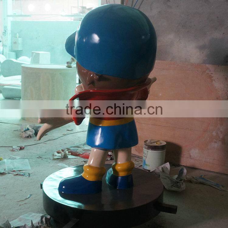 Fiberglass display cartoon figurine
