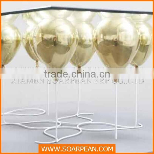 Customized Promotional Fiberglass Christmas Balloon Stand For Decoration