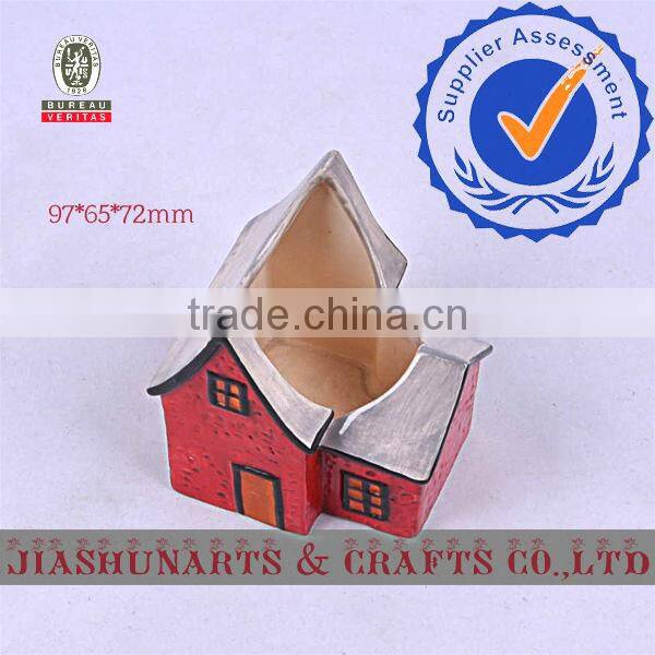 Red house Ceramic Pen Case