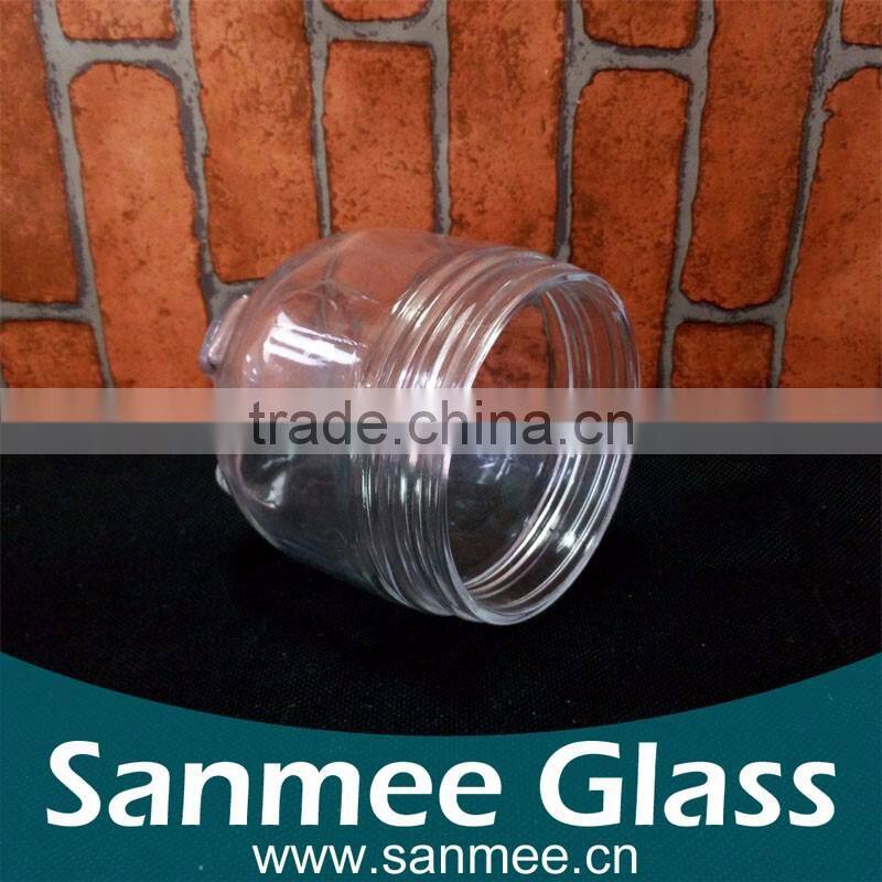 Promotion Cheap Glass Jar High Quality Bulb Shaped Cream Glass Jar