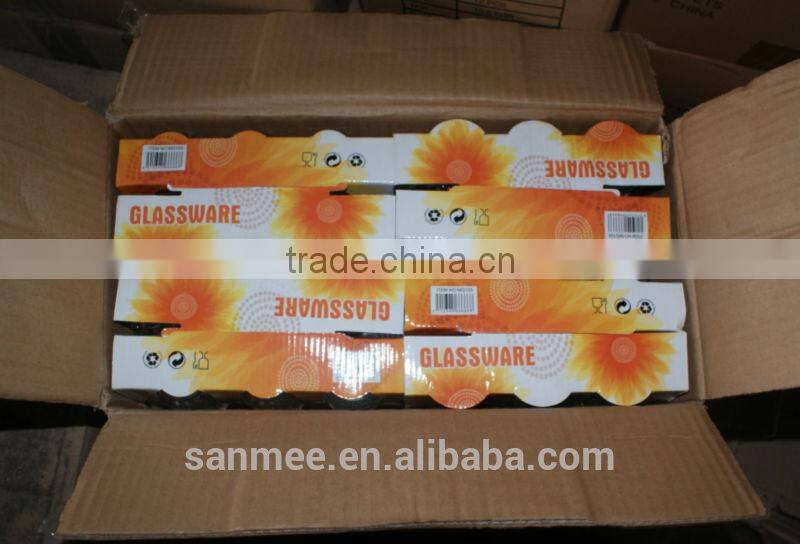 Special Printed Glass Drinking Set Colorful Glass Cups