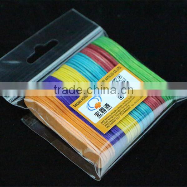 wooden colorful craft stick