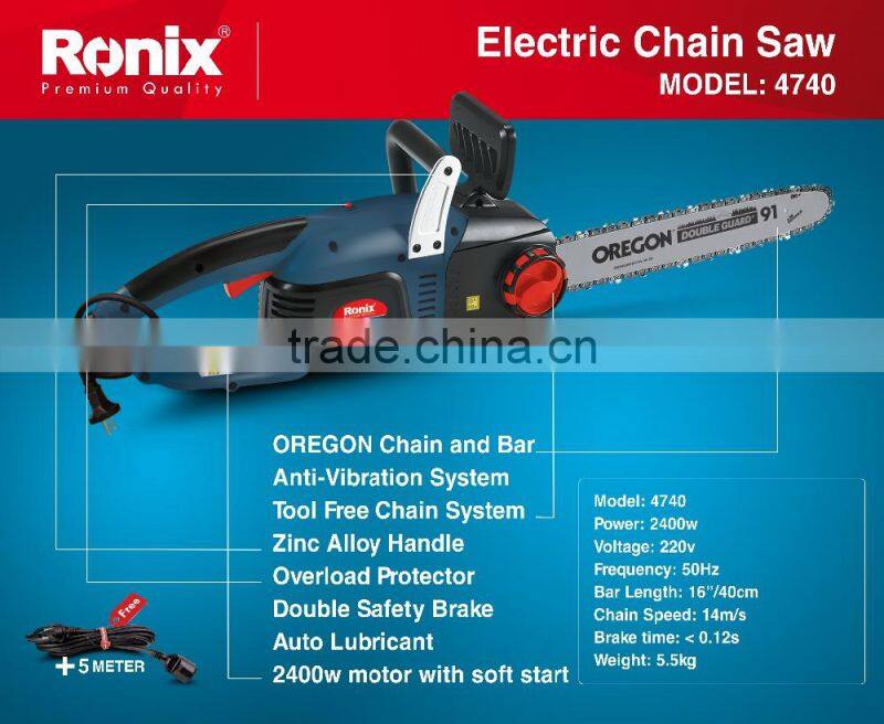 Ronix electric chain saw 4740 2400W 16''/40cm
