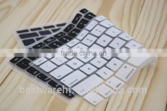 Ultrathin Clear Silicone Keyboard Cover Skin for Apple Macbook Pro /Retina 13" 15"