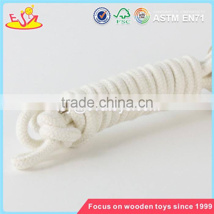 wholesale new kids toys wooden handle skipping jump rope primary color children wooden jump rope W01A292