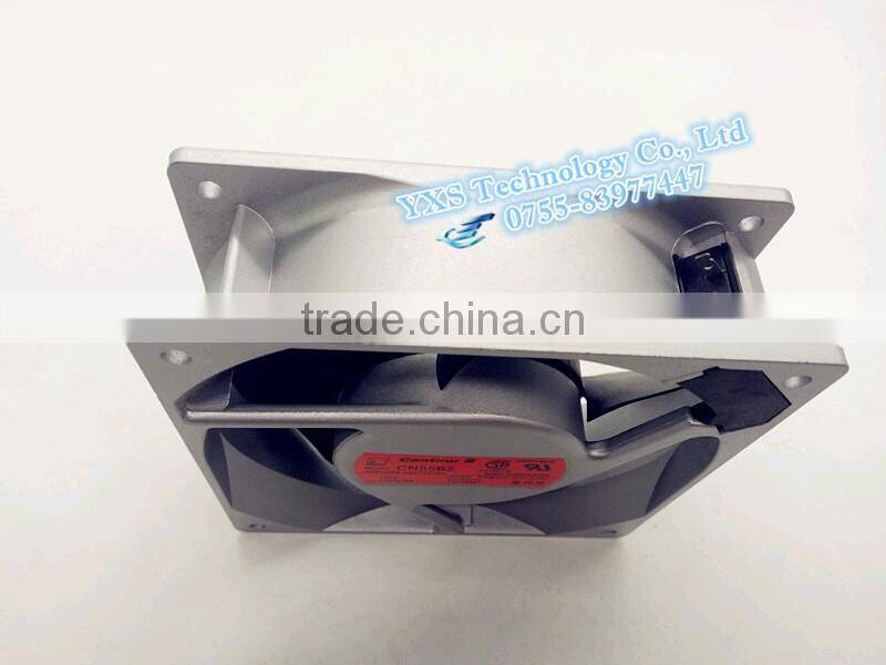 Original CN55B2 100V 0.23A / 0.19A full metal fan for servo 120*120*38mm 2Pin 12cm Insert type Cooling fan