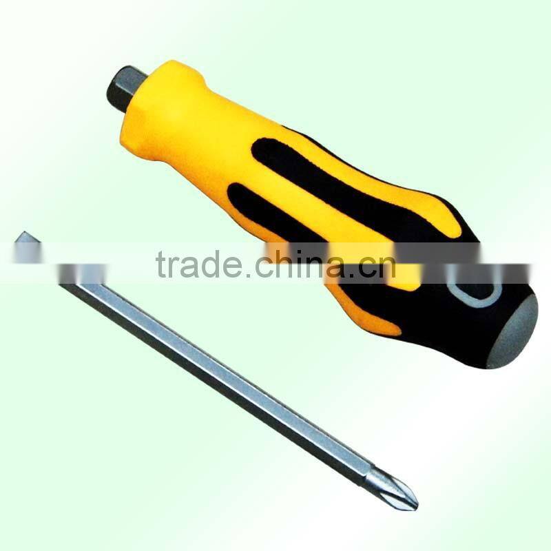 D1033 213 Black and Yellow wear heart handle with two use screwdriver