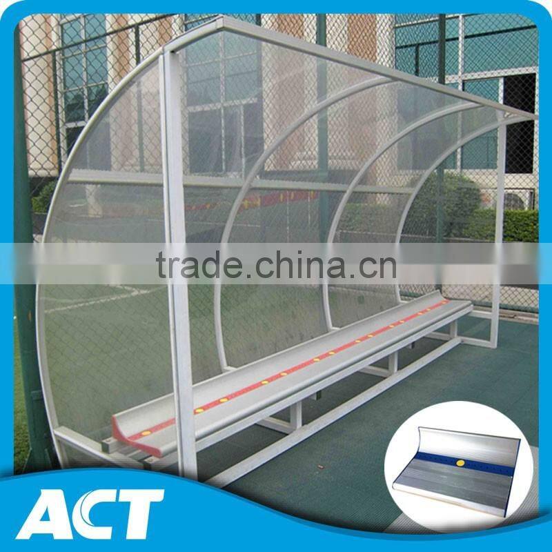 VIP Team Shelters and Dugouts for Football, Hockey and Rugby