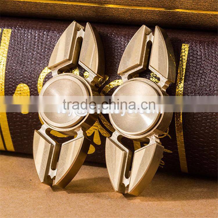 Hot new fingertips metal spiral fingers gyro hand toy spinner best anxiety release metal fidget toy spinner W01A247