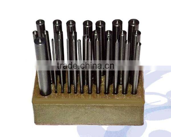 28PC Alloy Steel Hardened HRc60 Hole Transfer Punch Tool Set