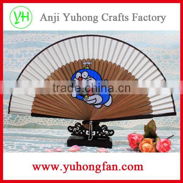 High quality ladies gift fan hand n in bamboo