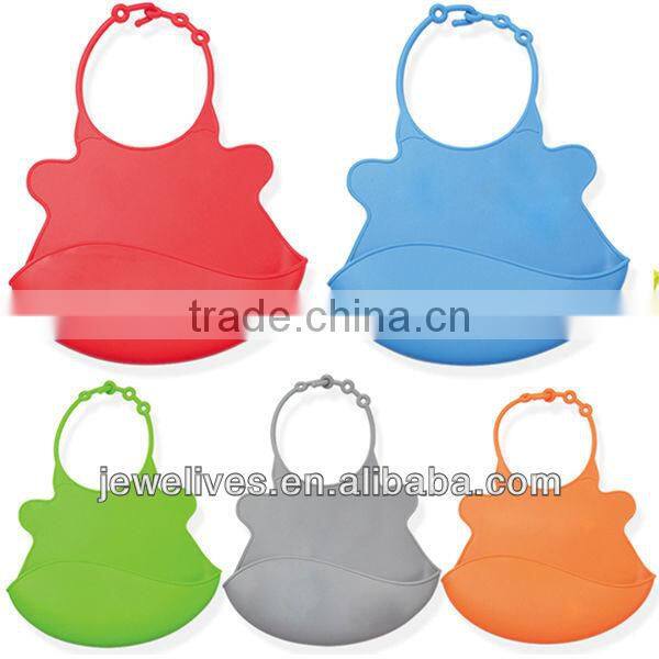 2013 Flexible silicone rubber baby bib