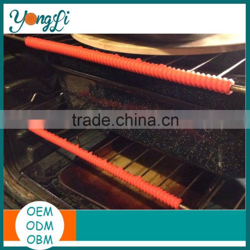 Wholesale Amazon Non Toxic Oven Rack Edge Clip Silicone Heat Resistant Oven Shelf Guard