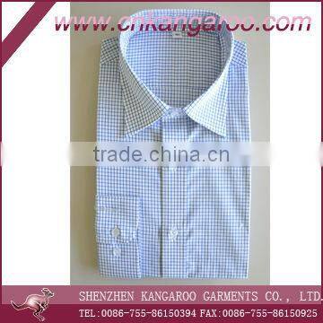 Mercerized Cotton high fashion mens non-iron wrinkle free cotton tailored dress shirts