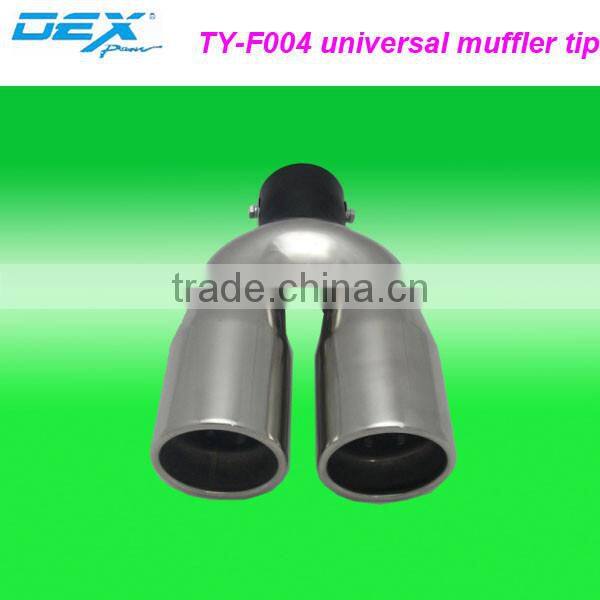 auto spare tuning stainless steel 304 universal sport function exhaust muffler silencer tail