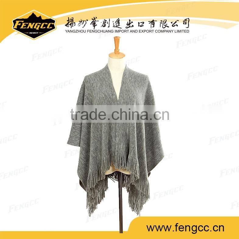 Sweden winter lady ponchos and capes for women