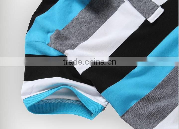 Custom polo,Mens fringe polo t shirt,Wholesales Muti Strip Polos