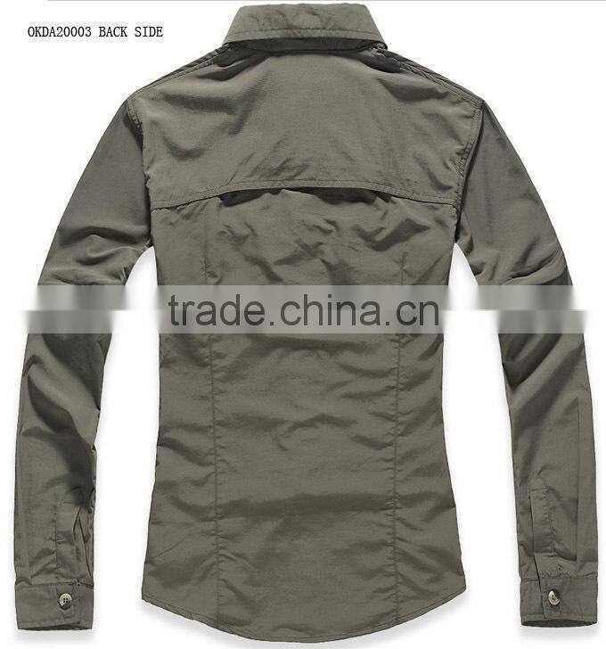 2017 Summer Fashion Designer Quick Drying and UV Resistant hiking Shirts Outdoor brand sports camping men's shirts