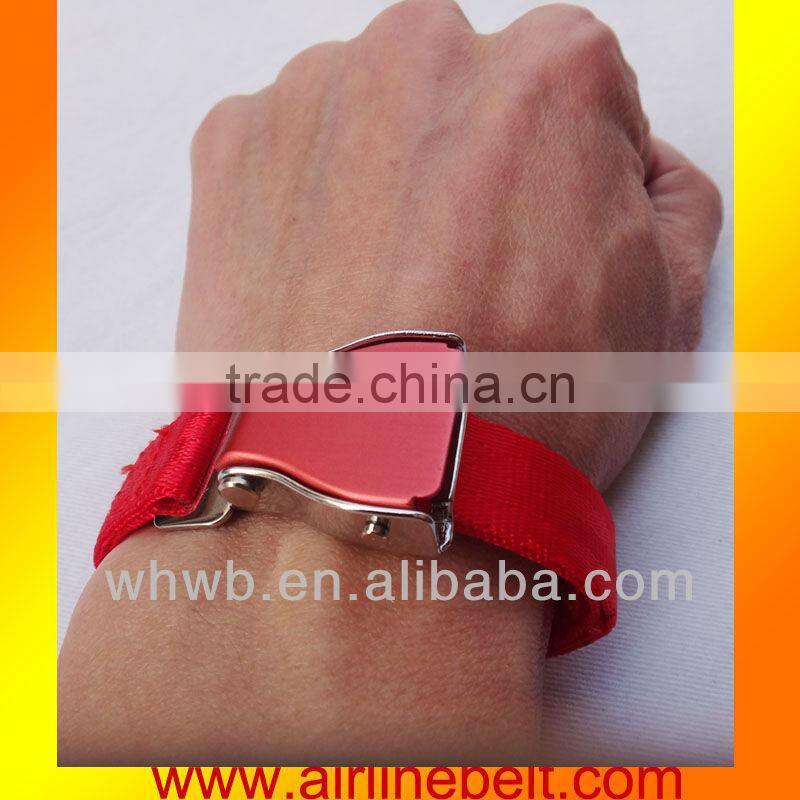 Unique airplane buckle seatbelt design bracelet usb flash disk soomes