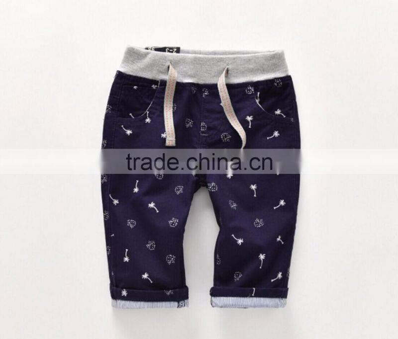 Baby boys Coconut palm cotton shorts