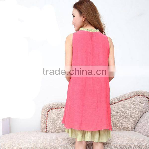 2014 new arrival Maternity summer dress pregnant dress maternity clothing