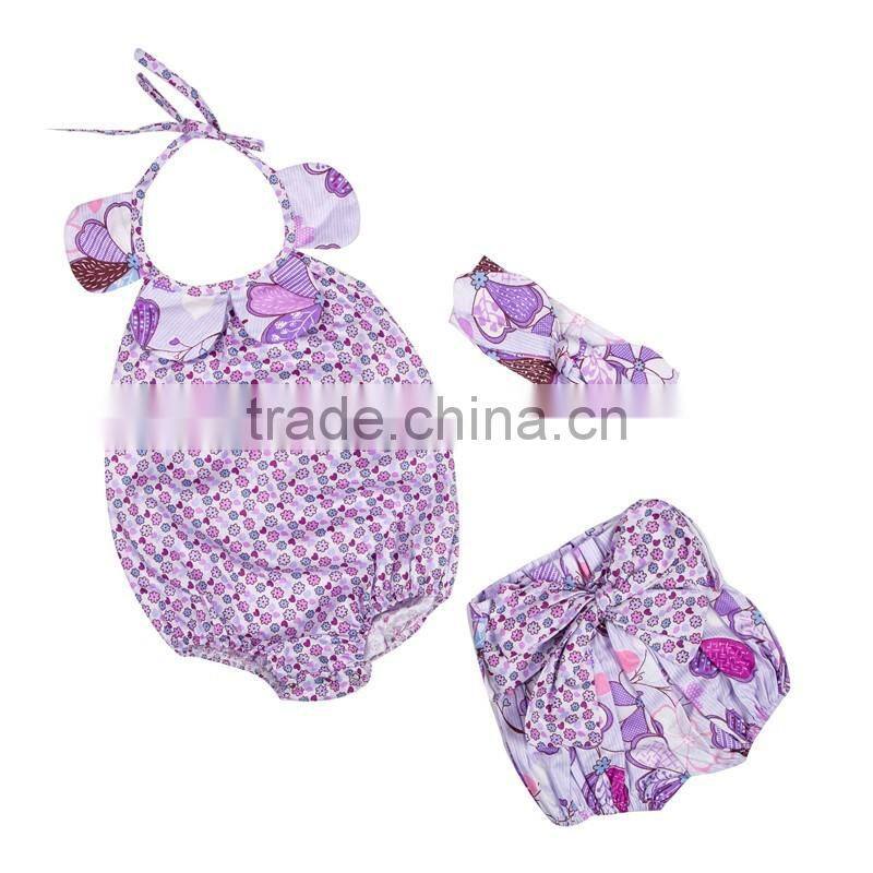 Factory supply baby romper set Wholesale kids cheap price garment boutique children girls summer clothing set