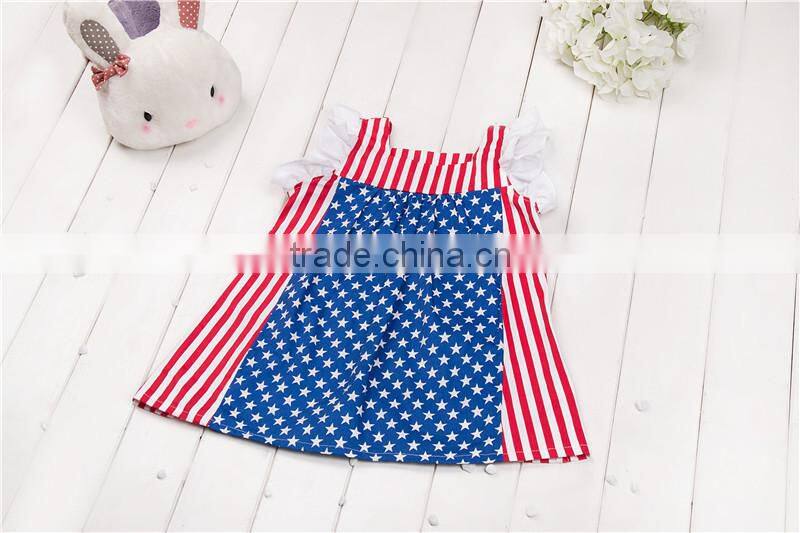 Fashion 4th of July outfits, baby girl summer dress, baby dress designs for girl