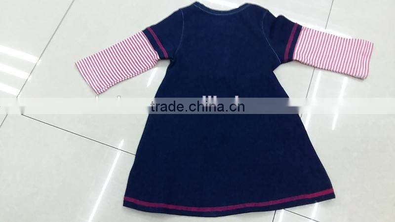 Girl's new design cute fashion dress lots of goods china