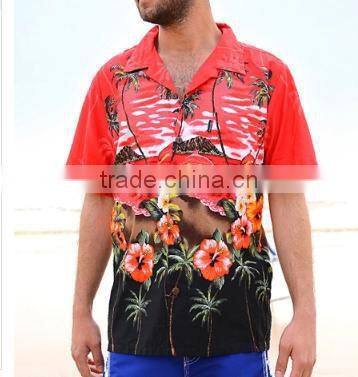 MENS PRINTED HAWAIIAN SHIRT NP08