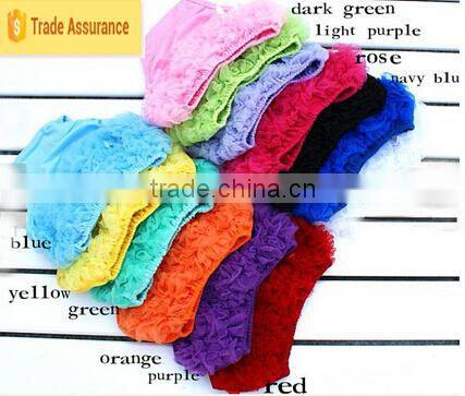 Comfortable Baby Clothes Lace Ruffle Bloomer Infnat Baby Shorts Bloomer