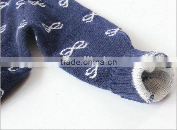 Fashion ruffles hem girls woolen long cardigan sweater