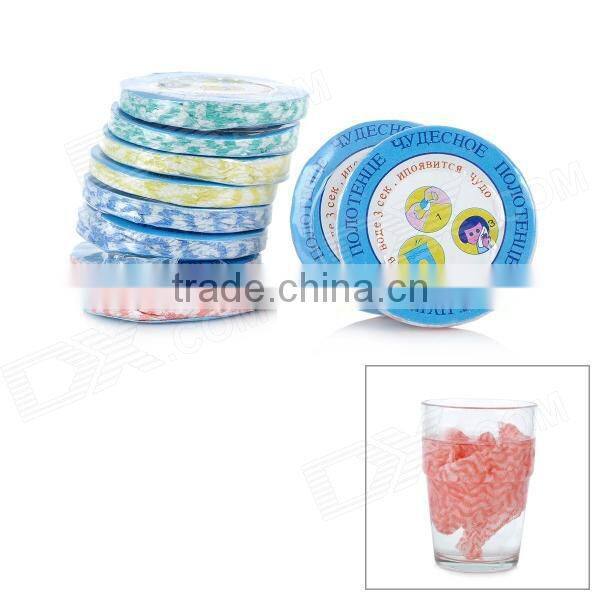 Custom 100% cotton compressed towels