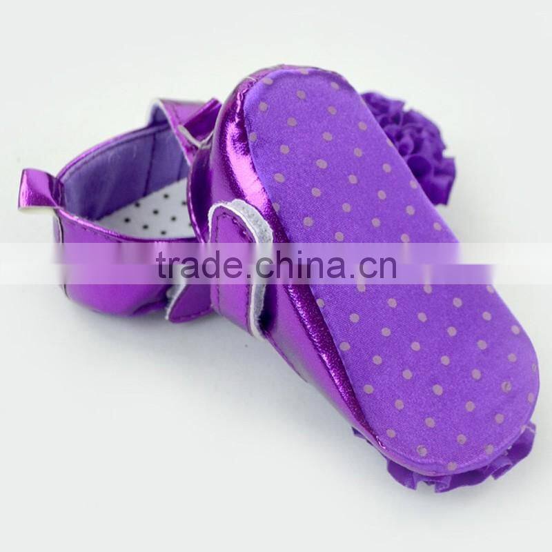 Big Flower Decorative Stylish Newborn Girls Crib Shoes Baby Girl Shoes Toddlers Soft Shoes