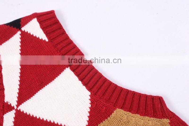 Fashion Men's Vest Sweater No Sleeves