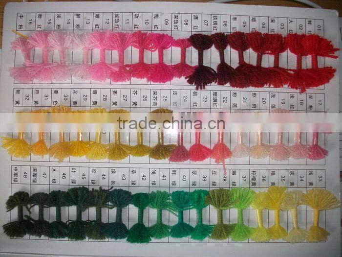 2014 Warm Custom POM POM Beanie Promotional Winter Knitted Cap