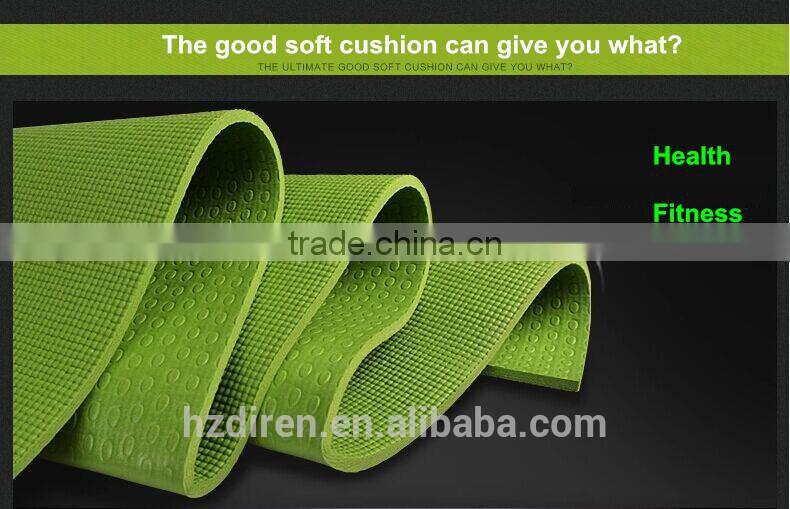 Eco-friendly Anti-Slip Yoga Mat,PVC Foma yogamatte and pilates mat