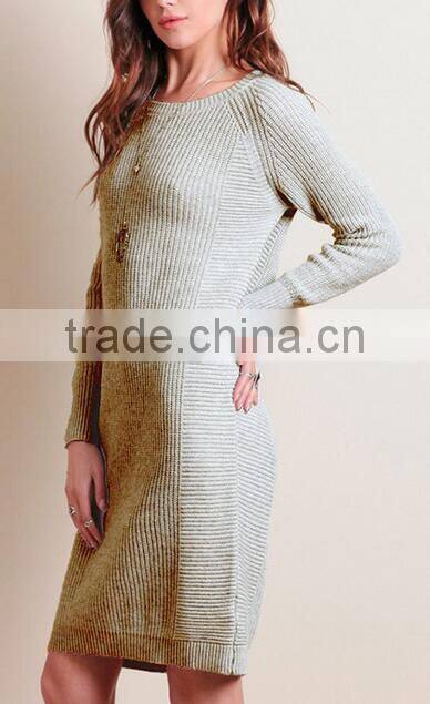 Runwaylover EY2199D New Fashion 2017 Women Elegant Knitted Casual Dress