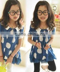 Baby girl's Dot style chiffon Dress