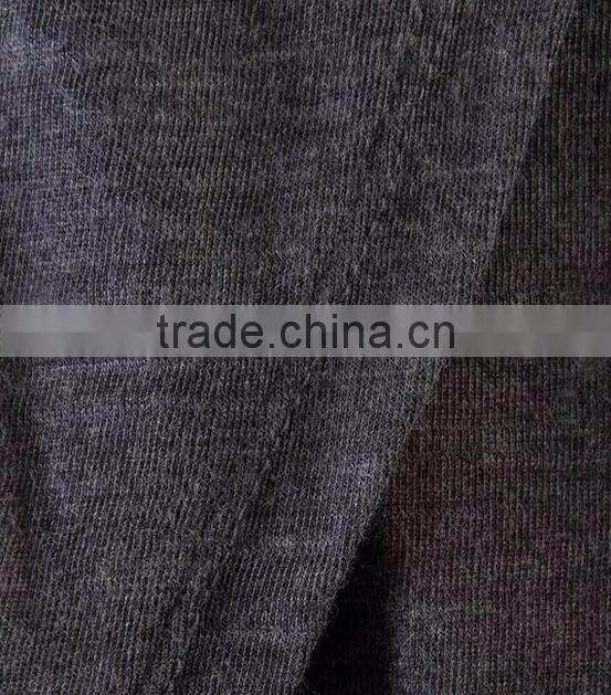 Wholesale women clothing custom high neck tshirt with slit at back