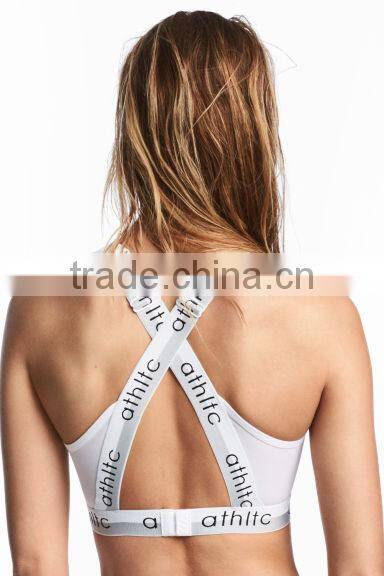 New Style Blank Breathable Gym Fitness Yoga Tops Women Sports Bra