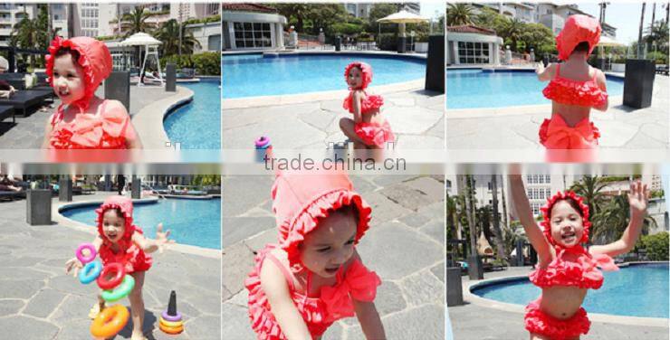 Two Pieces Child Swimwear Cute Split Swimwear Little Girl Swimsuits