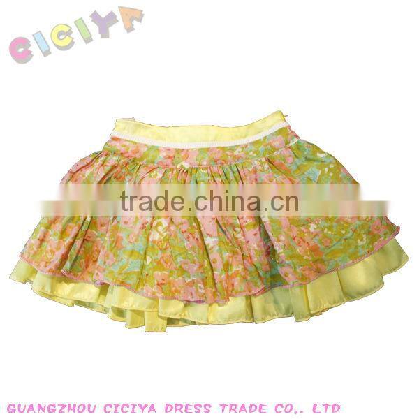 Latest fashion girl dress 4pcs set design for summer 2014