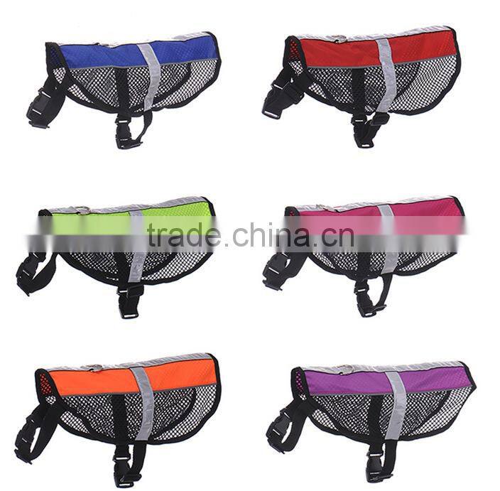 R1951H High Quality Light Weight Breathable Grid Reflective Service Dog Harness Vest