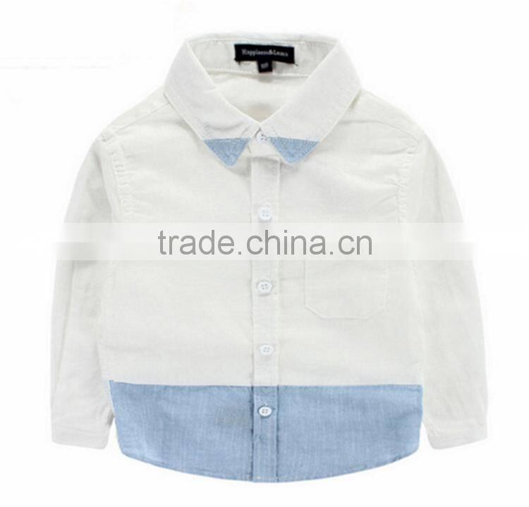 New design long-sleeved blouse boy kids cartoon t-shirt children