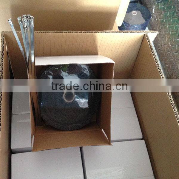 high temperature woven fiberglass anti-corrosion exhaust pipe wrap tape