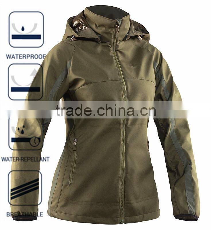 3-Layer Shell Fabric Active Pink Custom Snow Jacket